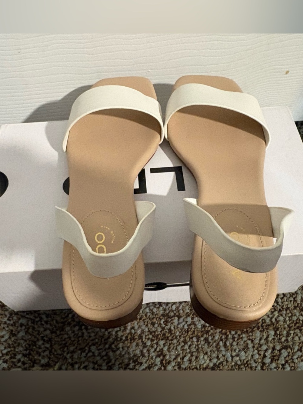 Aldo Dorenna Slingback Low Block Heel Sandals - Picture 2 of 4
